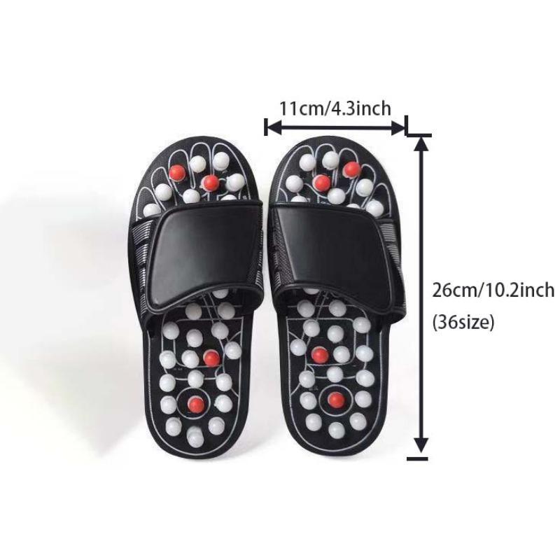 Rotating Press Sports Slippers, 1 Pair Acupuncture Points Rotating Press Sports Slippers, Foot Massage Slippers for Men & Women, Birthday Gift, Christmas, Christmas Gift