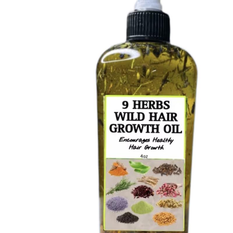 9 herbs Wild Hair Growth oil Haircare Nourishing Gentle