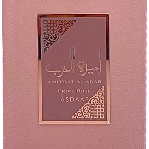 AMEERAT AL ARAB PRIVE ROSE EDP 3.4OZ PERFUME FOR WOMEN Aroma Floral Fragrance Scent Scent Pack Vanilla Scent Cosmetic Cologne