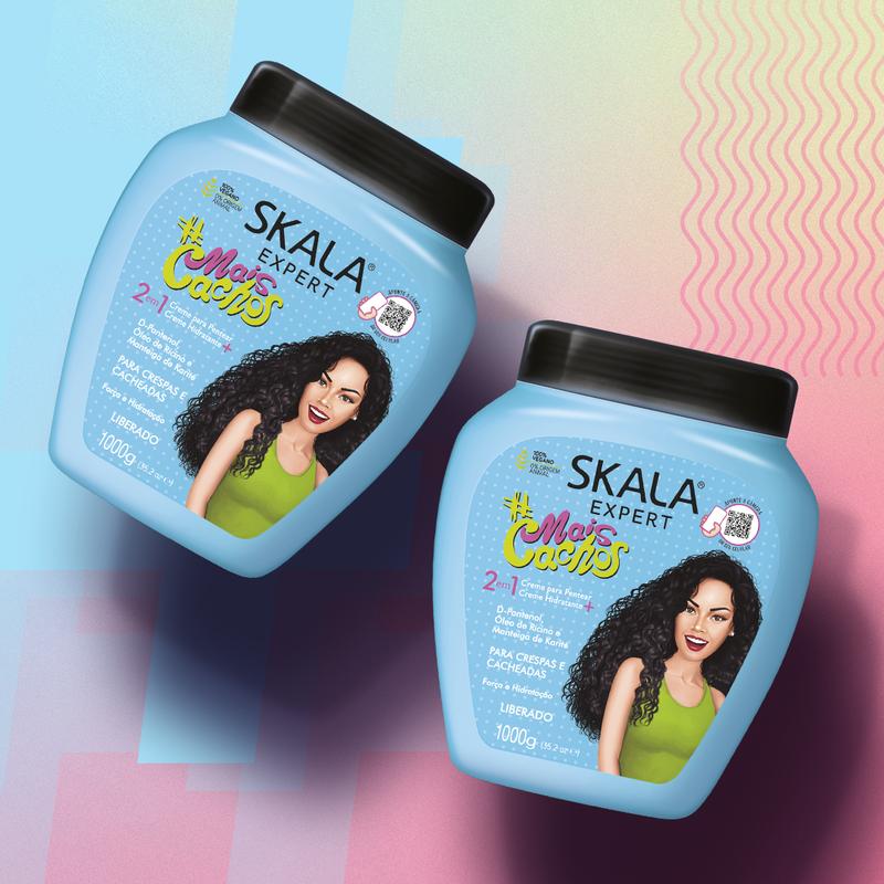 2 Pack SKALA Expert Mais Cachos + Passion Fruit & Pataua Oil - Nourish, Strengthen, Moisturizes,  and Transforms Your Hair