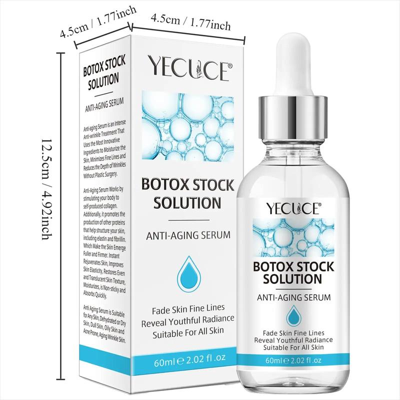 Botox Stock Solution, Skin Moisturizing & Brightening Serum, Tightening and Lifting Skin Care Product for Women & Men Daily Use