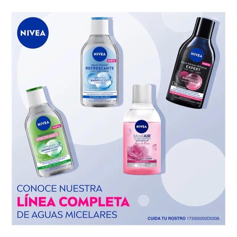 NIVEA Micellar Water Toner Make up remover  400ml - Skincare rose  water