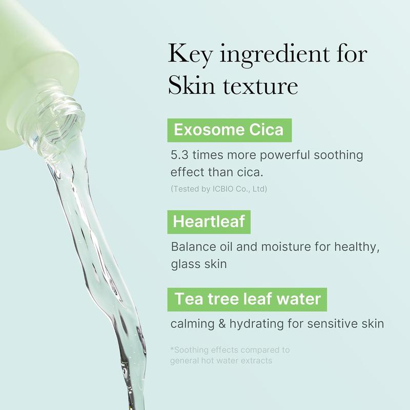 Medicube Exosome CICA Tea Tree Daily Calming Toner for Sensitive Skin with Centella Asiatica Help Reduce Redness and breakouts | Low Irritation, Sebum Care Korean Skin Care (210ml   7.10 fl.oz.)