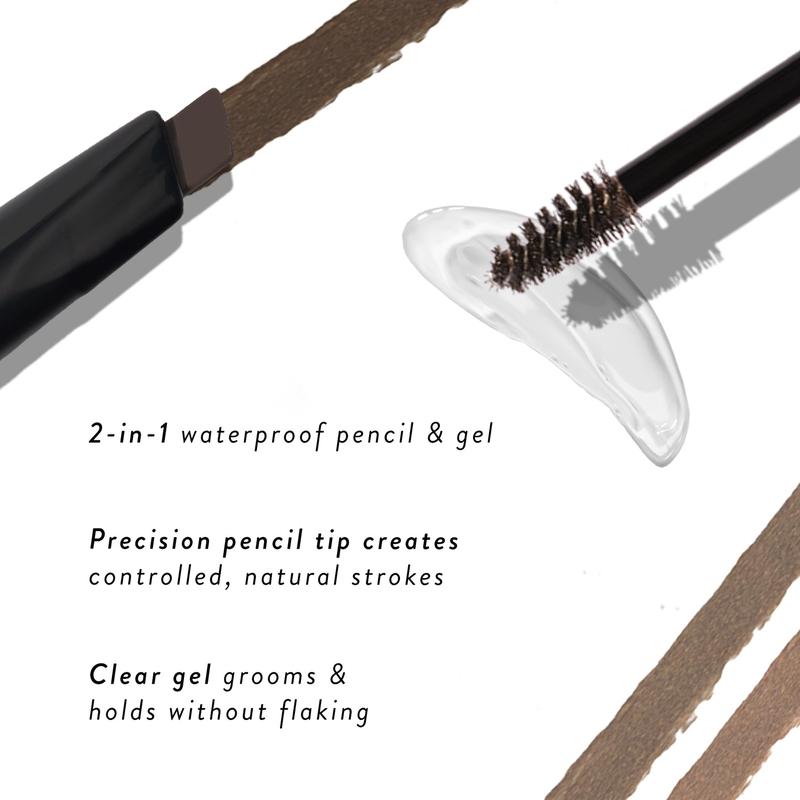 Sculpt-n-Stay Waterproof Brow Pencil & Gel