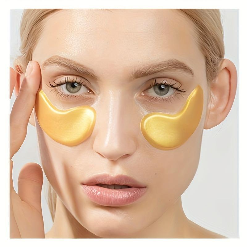 Collagen Crystal Eye Mask, 5 Counts 10pcs Eye Care Product For Supplementing Eye Nutrition & Downplaying Fine Lines Around The Eyes