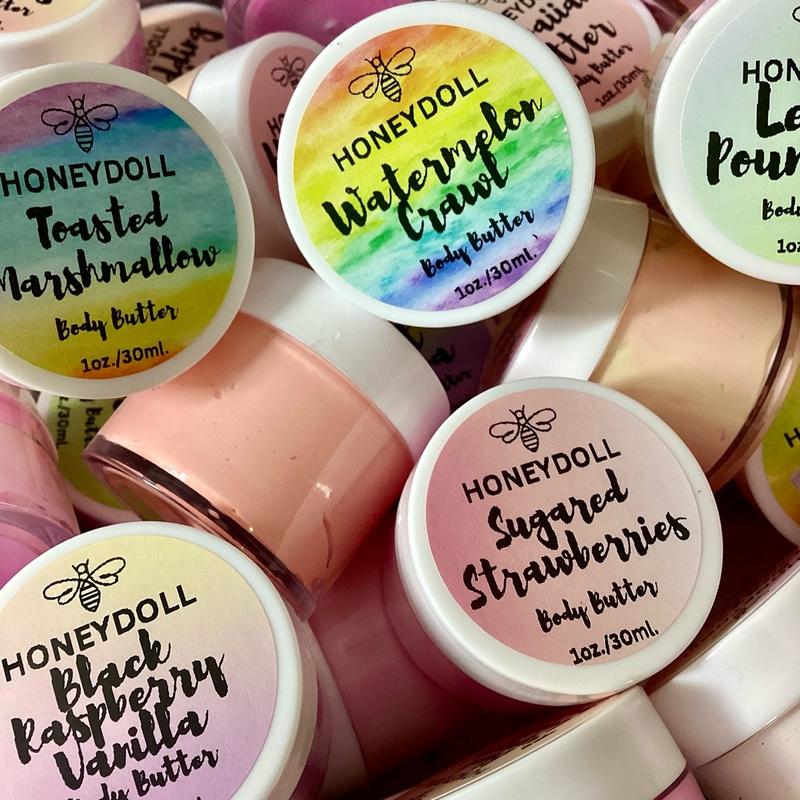 Honeydoll Travel size Mini 1 oz. Emulsified Body Butters