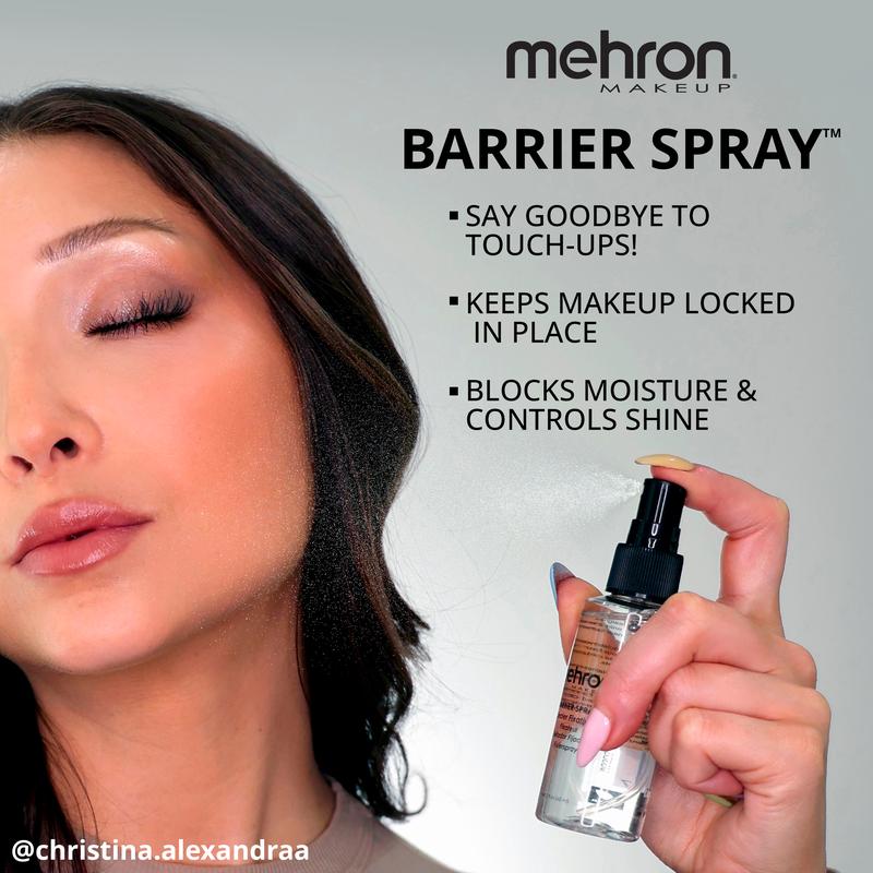 Mehron Barrier Spray -  Makeup Sealer and Setting Spray