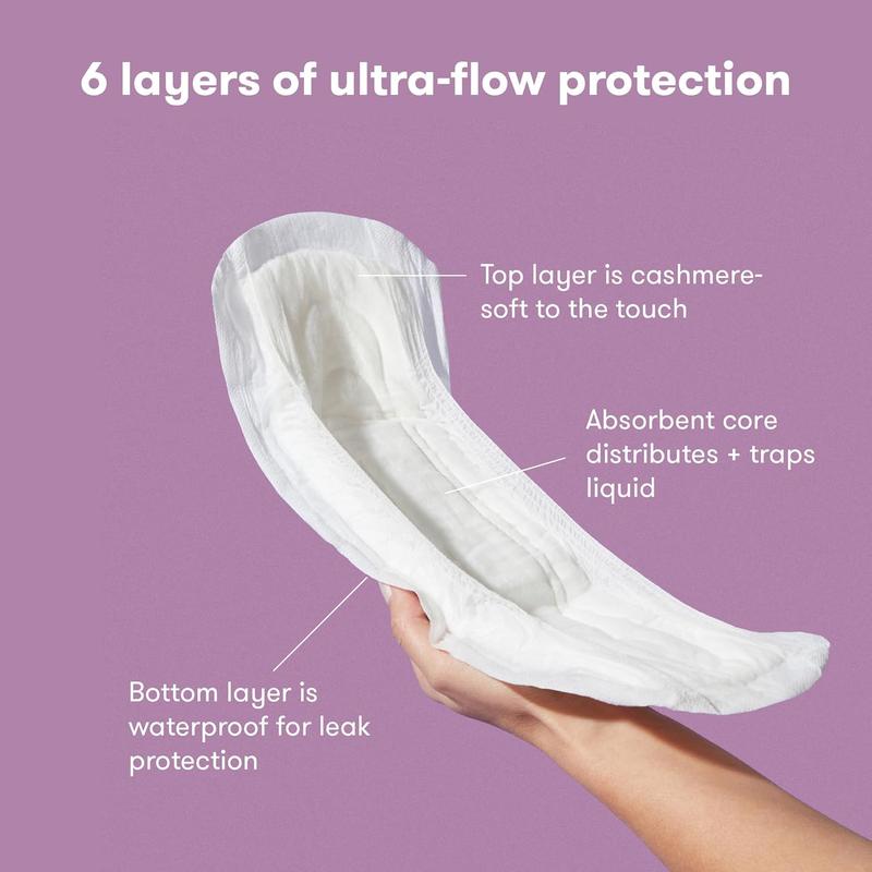 Frida Mom Postpartum Pads - 6 Layers of Protection for Maximum Absorbency (18ct) - Comfort