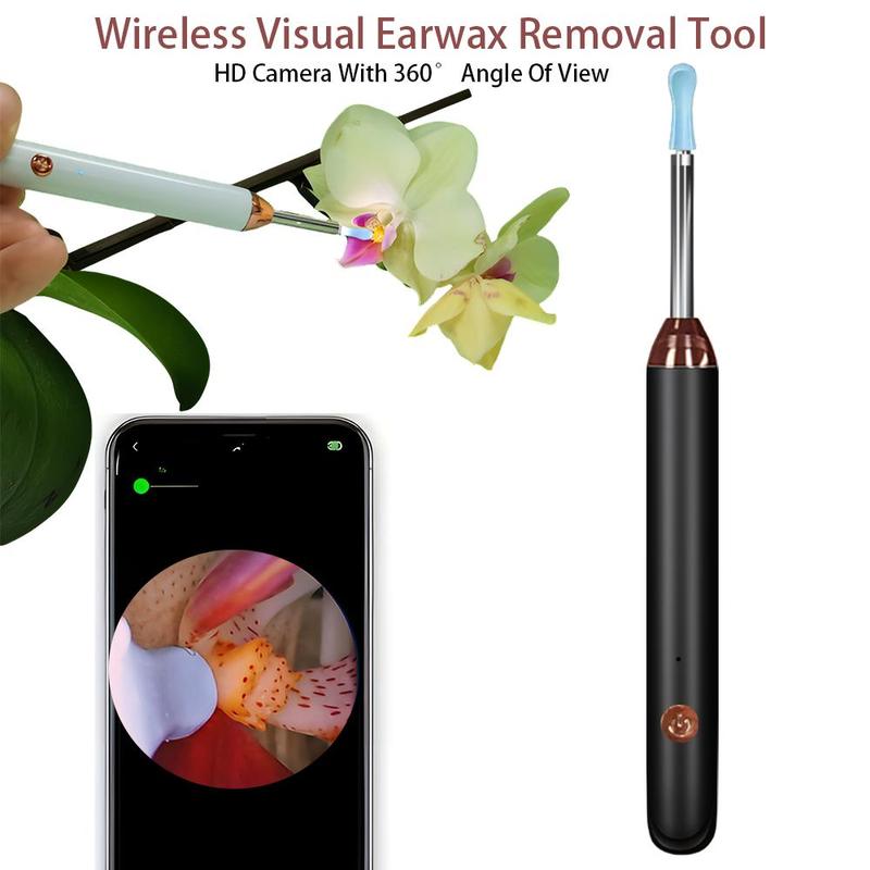 Electric Ear Wax Removal Tool, 1 Box Rechargeable Led Ear Wax Remover & Accessories, Ear Cleaning Tool for Adults, Personal Health Care Product