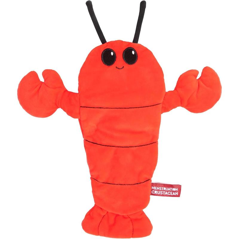 Menstruation Crustacean Lobster – The Original Viral Cuddly & Cute Plush Lavender Scented Heating Pad for Cramps