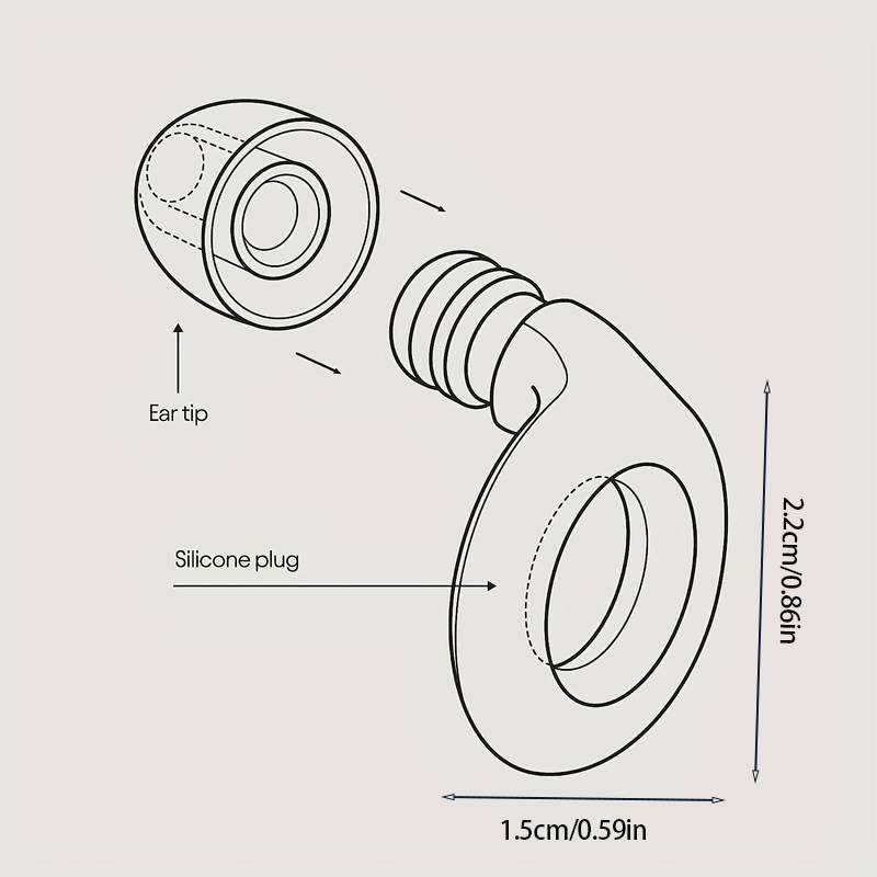 Gift Ideas Soft Ear Plugs, Reusable Hearing Protection Noise Reduction Earbuds, Stress Anxiety Relieve Ear Tips