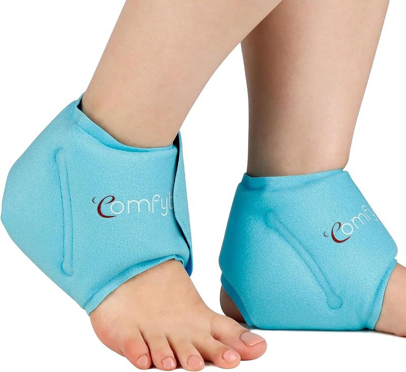 Wrist Ice Pack Wrap (2 packs) & Ankle Ice Pack Wrap (2 packs), Gel ice Packs for ankle wrist