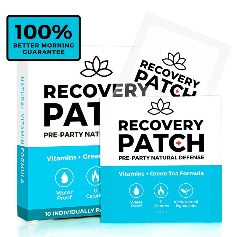 Party Treats Recovery Patches - 10 Pack of Pre Party Patches