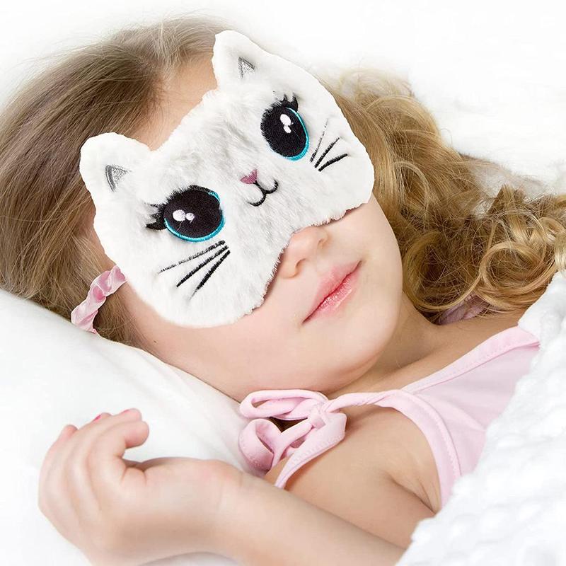 1 Count Cat Design Eye Cover , Light Blocking Sleep Mask, Soft & Breathable Eye Cover For Home Office Nap