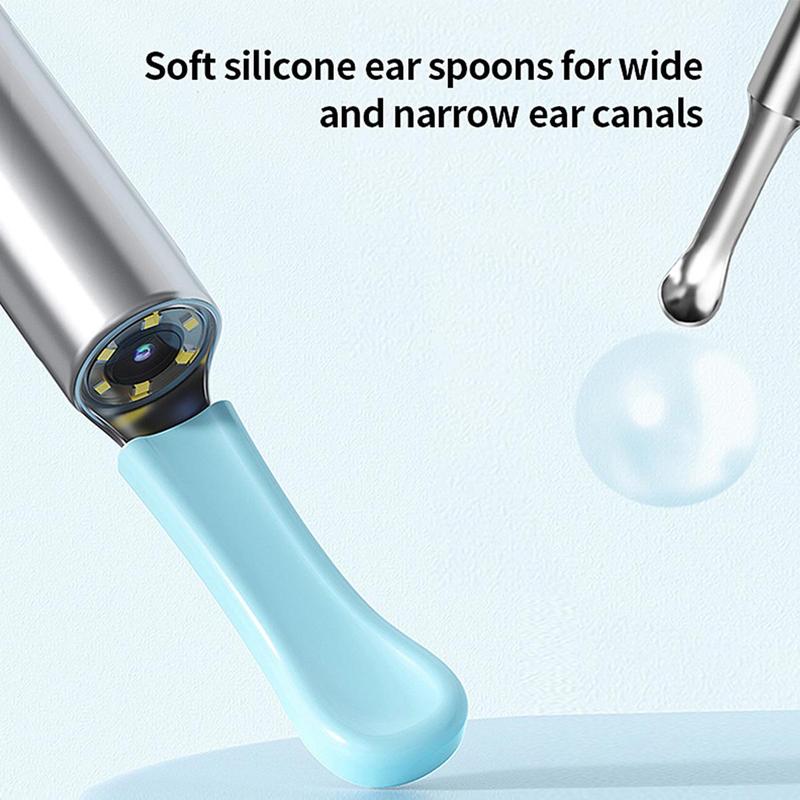 Intelligent Visual Ear Wax Removal Tool, 1 Box Rechargeable Ear Cleaner with HD Camera, Ear Wax Removal Kit for Home Use