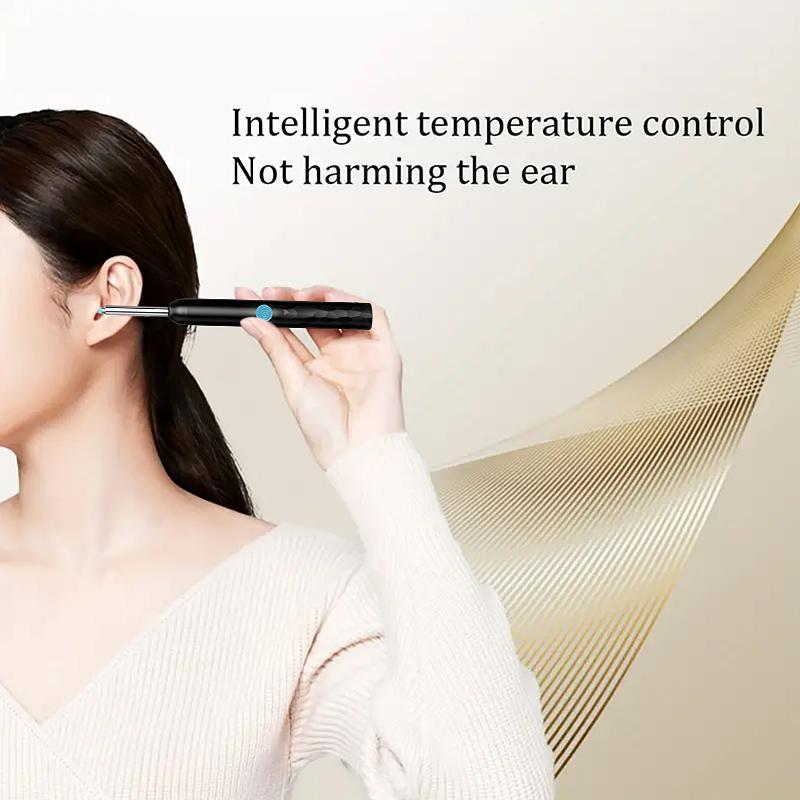 Intelligent Visual Ear Picker, 1 Box Ear Cleaner with Camera & Light, Ear Cleaning Kit, Ear Camera for iOS & Android