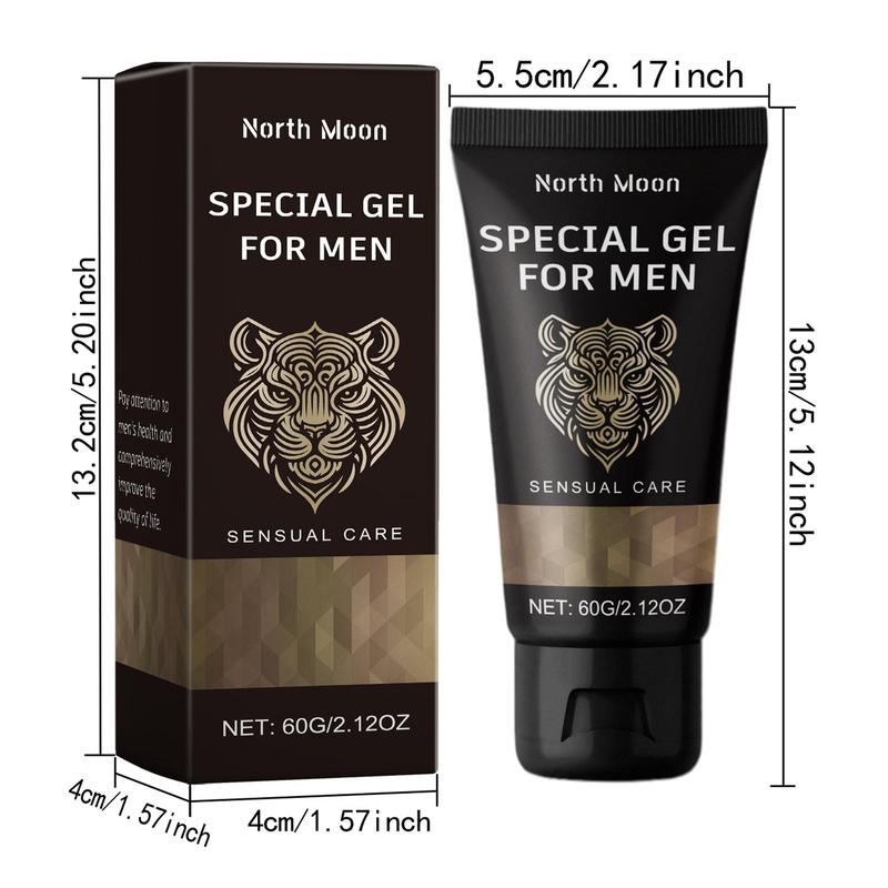 Men's Massage Gel, 2 Counts set Moisturizing Body Massage Gel, Hydrating Body Care Product for Men, Daily Skincare Product for Men