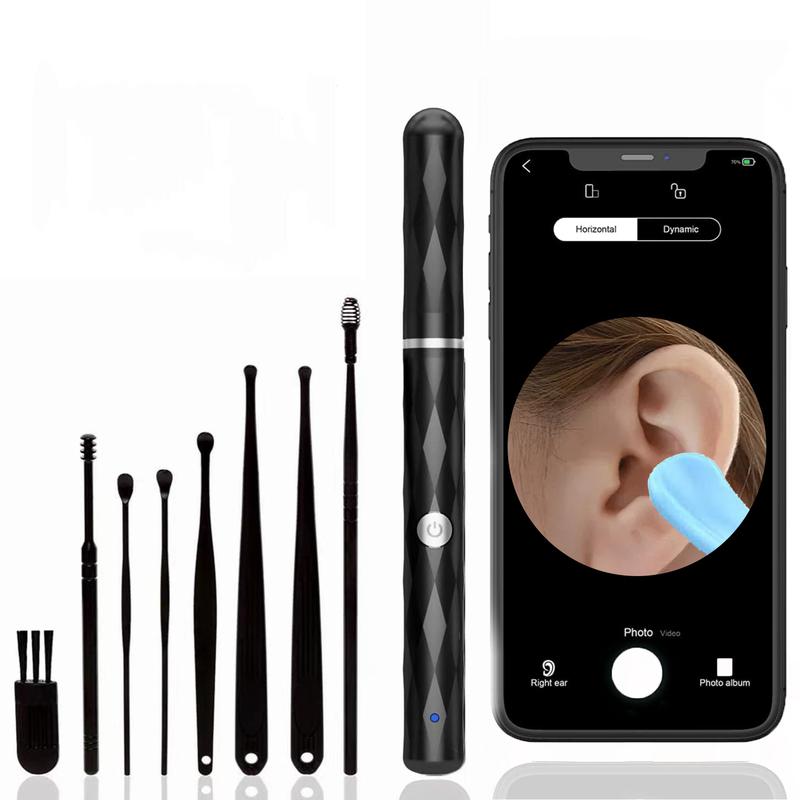 Ear Wax Removal Tool and Camera for iOS & Android - FSA HSA Eligible SmartVisual Ear StickLED Light1296P HD LoadOtoscope Ear Canal