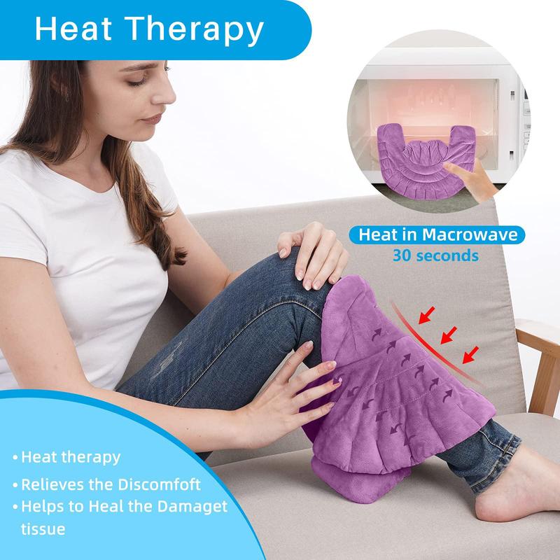 Microwave Heating Pad, 1 Count Microwave Safe Heated Pad for Cramps, Muscle Ache, Joints, Legs, Neck, Shoulder, Back Care, Hot Compress Pad for Body Care