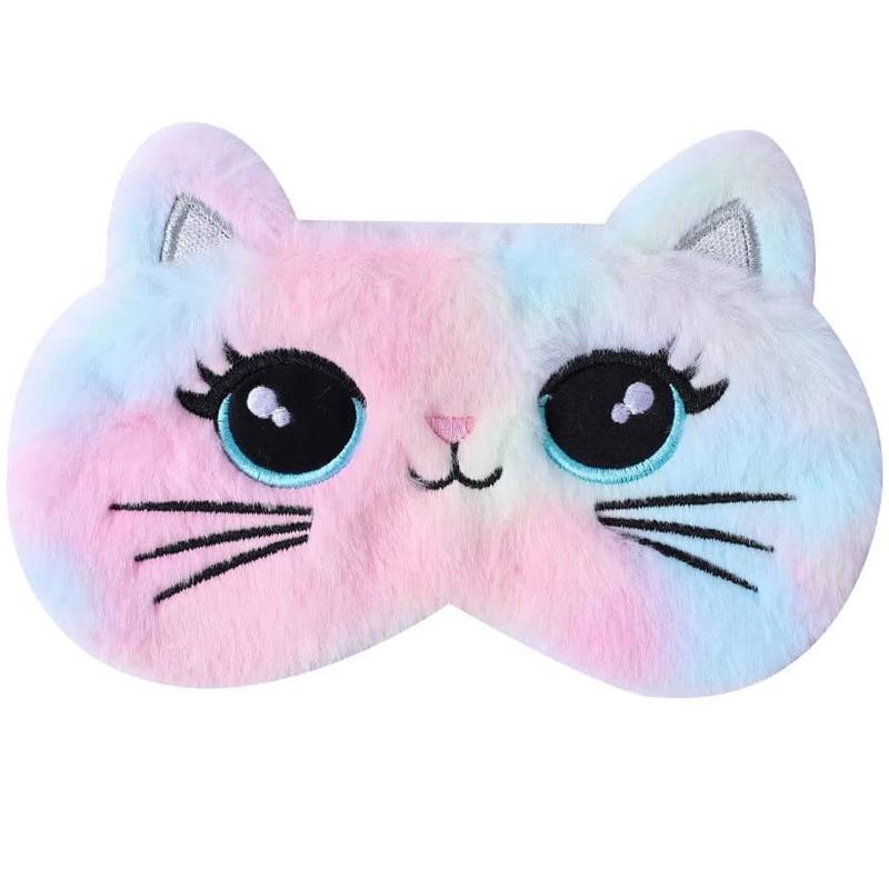 1 Count Cat Design Eye Cover , Light Blocking Sleep Mask, Soft & Breathable Eye Cover For Home Office Nap