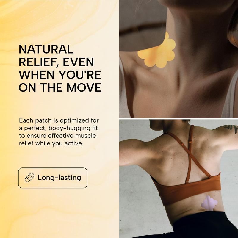 Sun Patch |  Natural Warming Relief Patches, Perfect Companion for Massagers, Unique Scents, Muscle Comfort, Natural Ingredients, Long-Lasting Relief