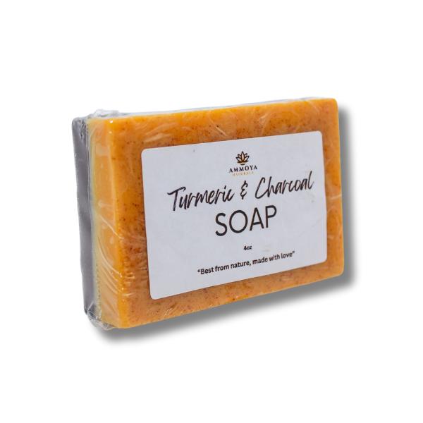 Turmeric and Charcoal Daily Face and Body Soap Body Care Body Wash acne spots