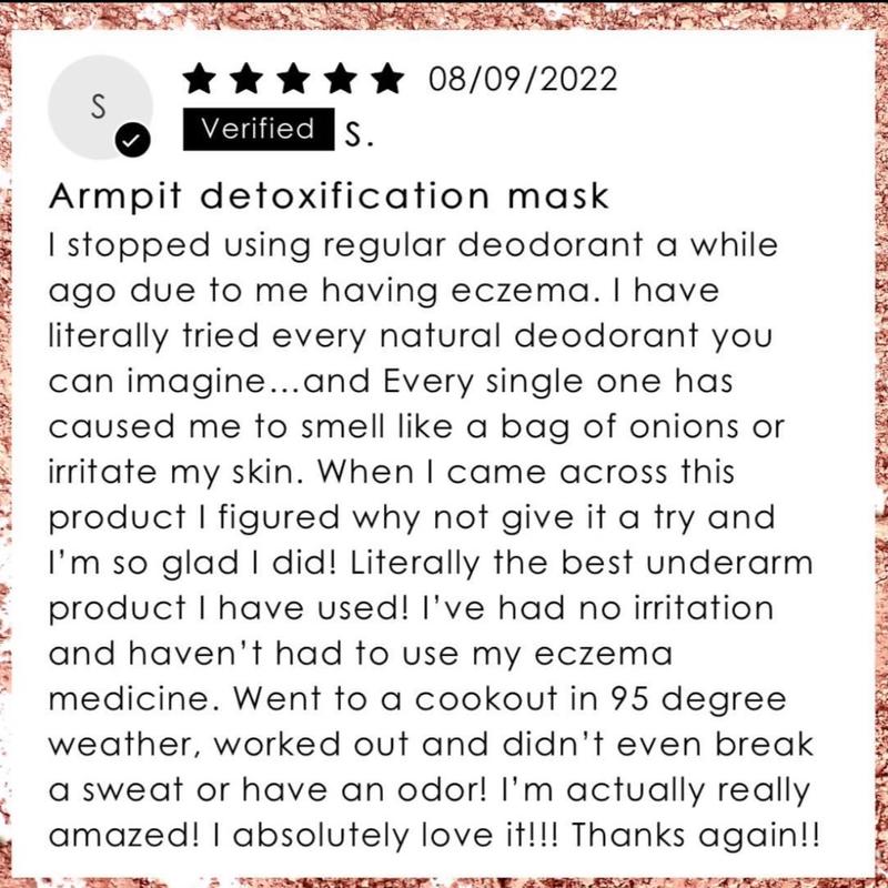 Armpit Detox Mask (VERY SMALL) “Try Me First” Sample Size Tube (30 Day Supply)