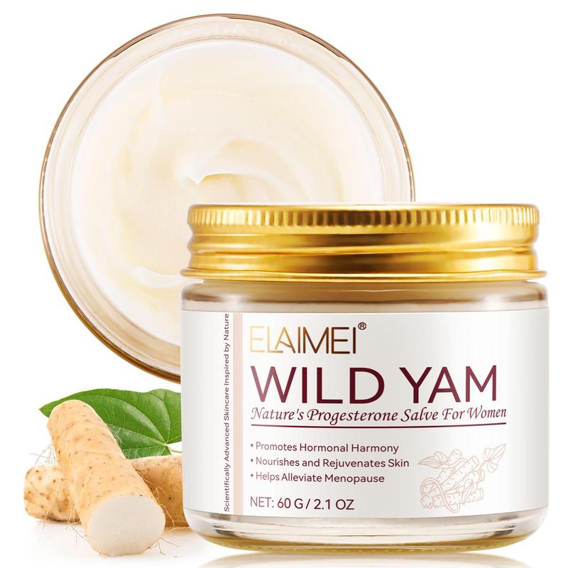 Wild Yam Cream, Natural Wild Yam Cream, Moisturizer for Dry Skin, Body Care Product for Women, Skin Care Product for Daily Use, Christmas Gift