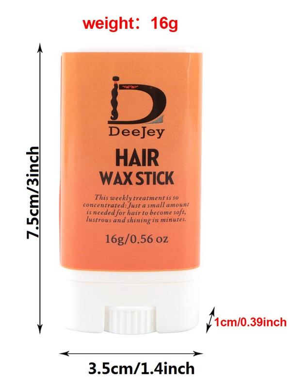 2pcs Hair Styling Wax Stick, Hair Styling Gel Stick, Hair Styling Tool for Men & Women, Professional Hair Salon Tool