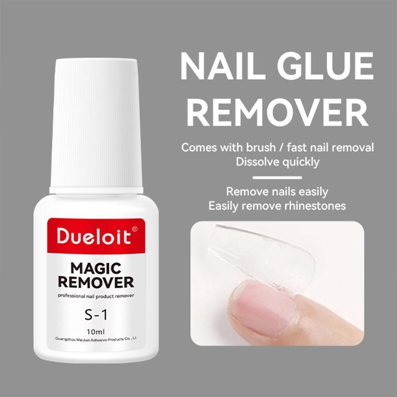 Nail Glue Remover for Press on Nails, 2 Counts set Quick Stick on False Nails Remover, DIY Nail Art Remover, Manicure Tool for Women & Girls, Home and Salon Nail Supplies, Christmas, Christmas Gift