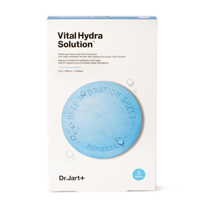 Dr.Jart+ Vital Hydra Solution Deep Hydration Sheet Masks, 5pk 1 box