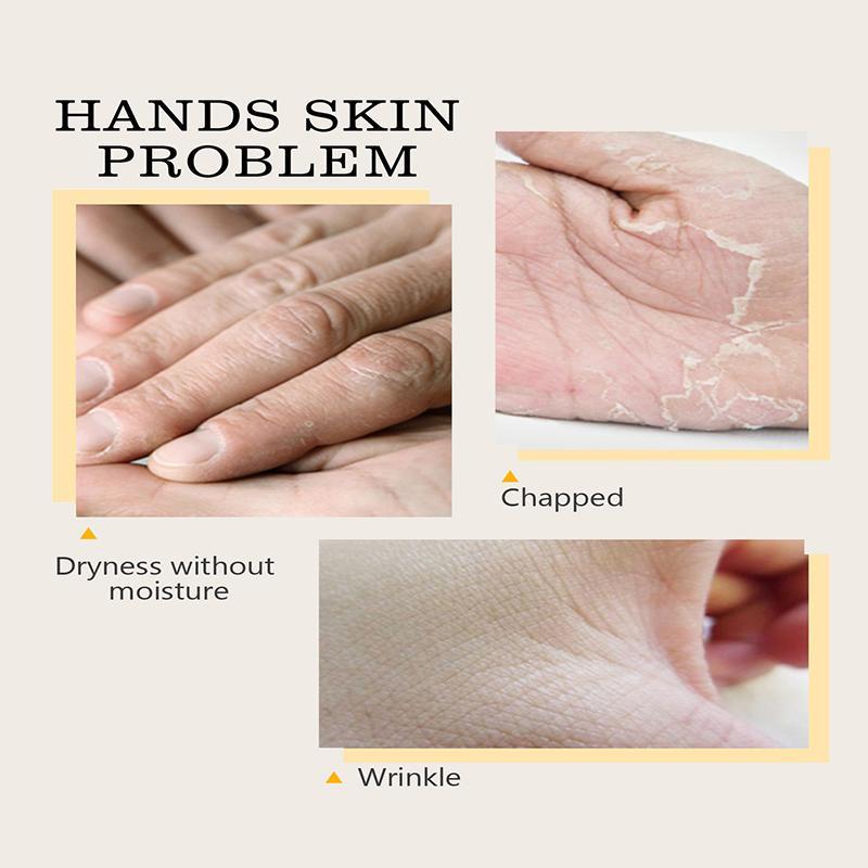 Natural Plant Fragrance Moisturizing Hand Cream, 35g Nourishing Hand Cream, Hydrating Hand Lotion for Dry Cracked Hands, Exfoliating Hand Care Product for Women & Men