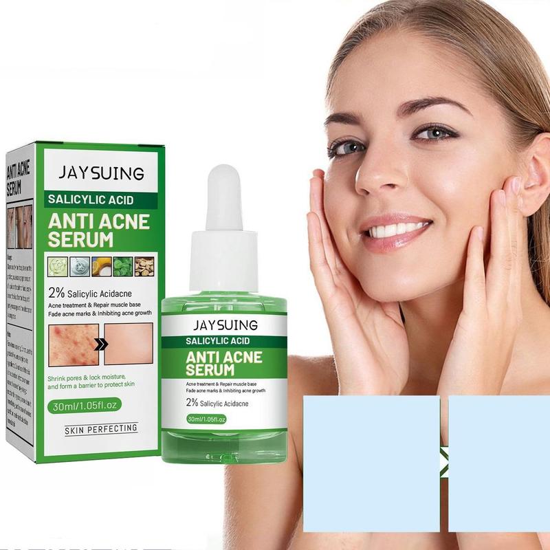 30ml Salicylic Acid Facial Skincare Serum, Pimple Mark Lightening Moisturizing Facial Essence, Skin Care Product for Women & Men