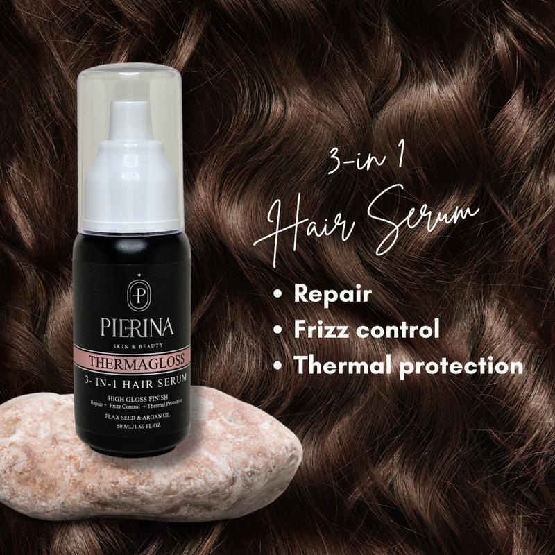 ThermaGloss 3 in 1 Hair Serum for heat protection and shine