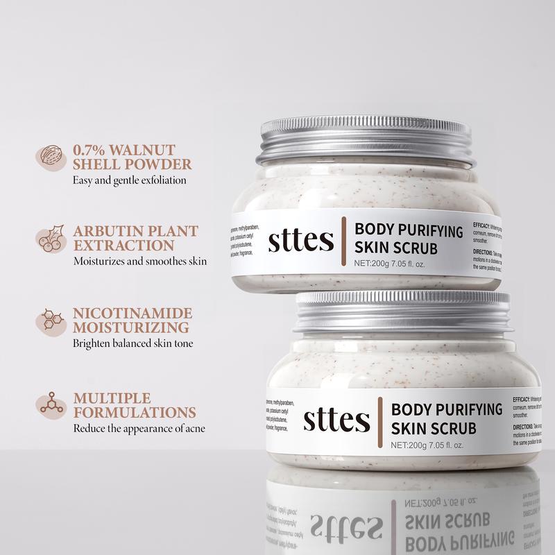 sttes Purifying Body Scrub - Gentle exfoliation for radiant, silky-smooth skin 200g