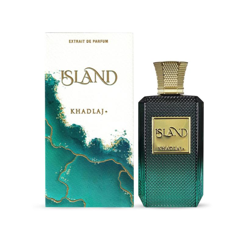 Khadlaj Island for Unisex Extrait De Parfum Spray, 3.4 Ounce