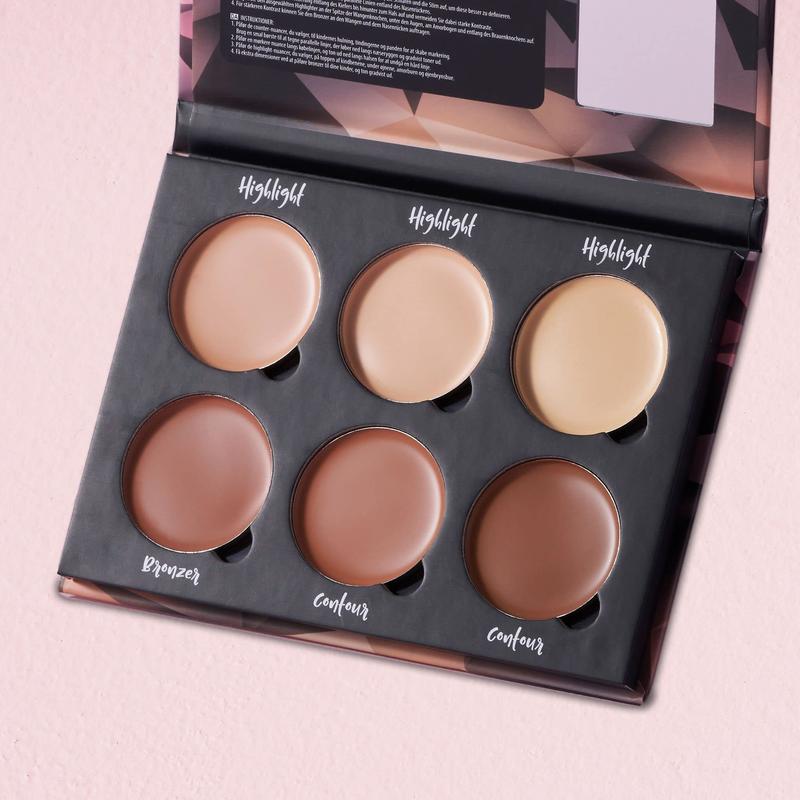 W7 Lift & Sculpt Cream Contour Kit - Concealing, Highlighting & Contouring Makeup Palette - Step-by-Step Instructions Included Bronzer Cosmetic