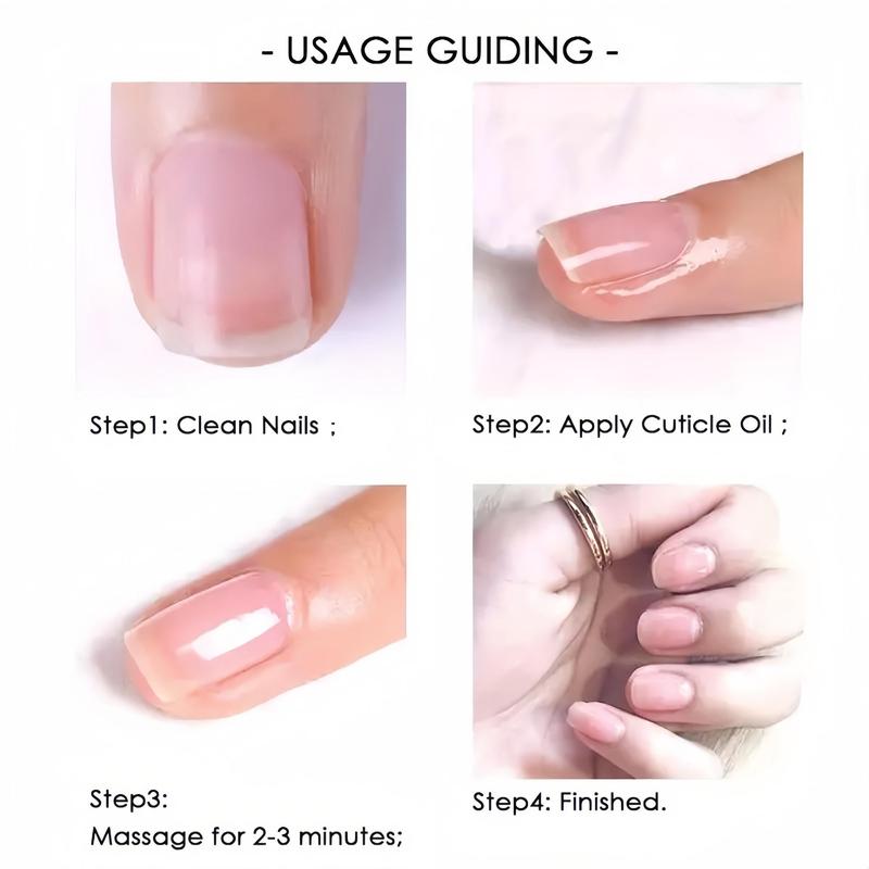 Organic Nail & Cuticle Oil, 1 Count Moisturizes & Strengthens Nails for All Skin Types, Nail Care Product for Women & Girls, Christmas Gift