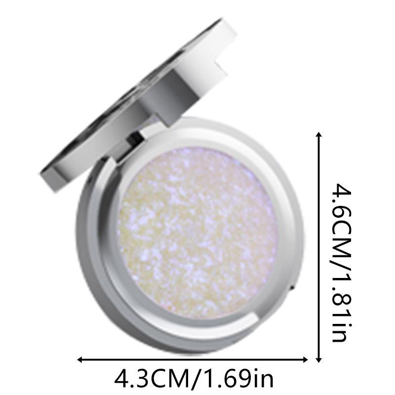 Long-wearing Glitter Eyeshadow Palette Highlighter Palette Powder Palette, Shiny Body Glitter Highlight Powder, Highlighter Makeup Palette, Pearly Face Brightener Makeup Products, Fall Gift