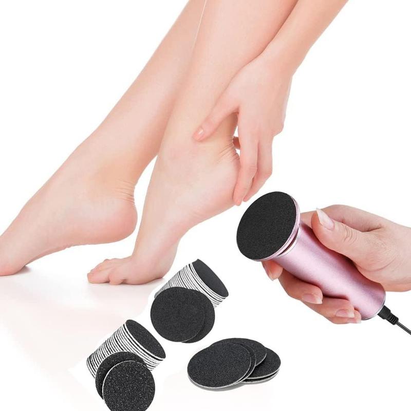 Electric Foot Callus Remover, 1 Set Foot Dead Skin Remover with 60 Sheets Sandpaper, Foot Dead Skin Remover, Exfoliating Foot, Pedicure Tool for Home & Salon Use, Electric Callus Remover, Skincare Product, Christmas Gift