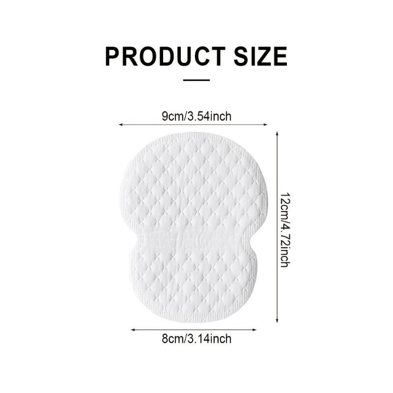 Breathable Armpit Sweat Pads, 30pcs Disposable Underarm Absorption Sweat Pad, Invisible Armpit Sweat Pad Shields, Absorbent Antiperspirant Sticker Patches