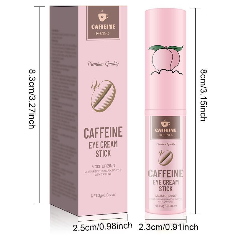 Caffeine Firming Professional Eye Care Cream Stick, Long-lasting Moisturizing Eye Cream, Beauty & Personal Care Product