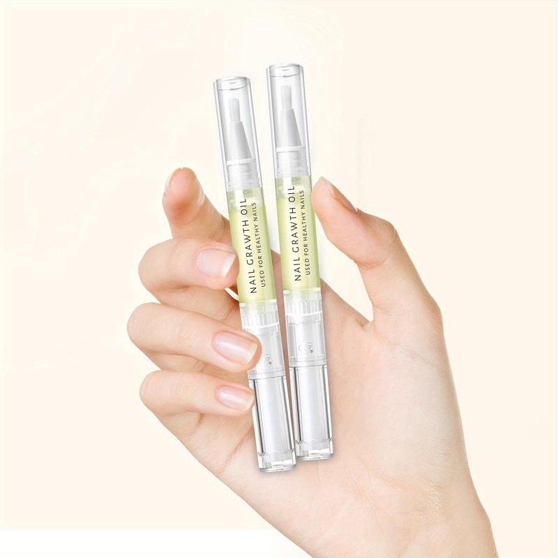 Nail Strengthening Oil, 2 Counts Moisturizing and Strengthening Nail Treatment Oil, Finger Edge Nail Nourishing Pen, Nourishes Nails and Surrounding Skin, Christmas Gift