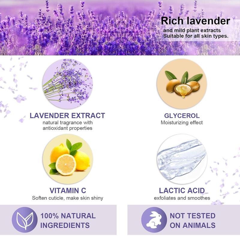 Foot Peeling Mask Lavender Exfoliating Foot Peel Mask For Women & Men Christmas Gift Nail