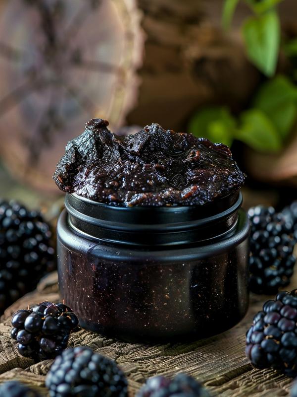 BLACKBERRY BODY SCRUB -Ultrasmooth Soft Skin with the Heavenly Scent of Fresh Juicy Blackberries - MADE IN USA