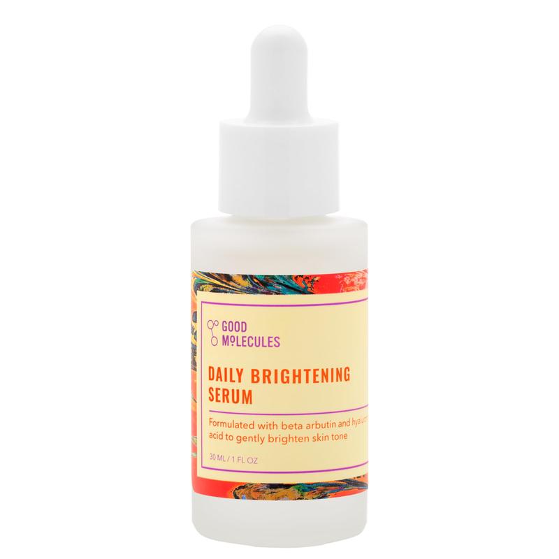 Good Molecules Daily Brightening Serum - Hydrating Facial Serum with Beta Arbutin and Hyaluronic Acid to Moisturize - Anti-Aging Skincare