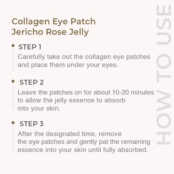 [Abib] Collagen Eye Patch Jericho Rose Jelly (60 Patches) Vegan Collagen, Transparent Hydrogel Under Eye Mask for Sensitive Plumper Skin repair eye korea  face melting  collagen