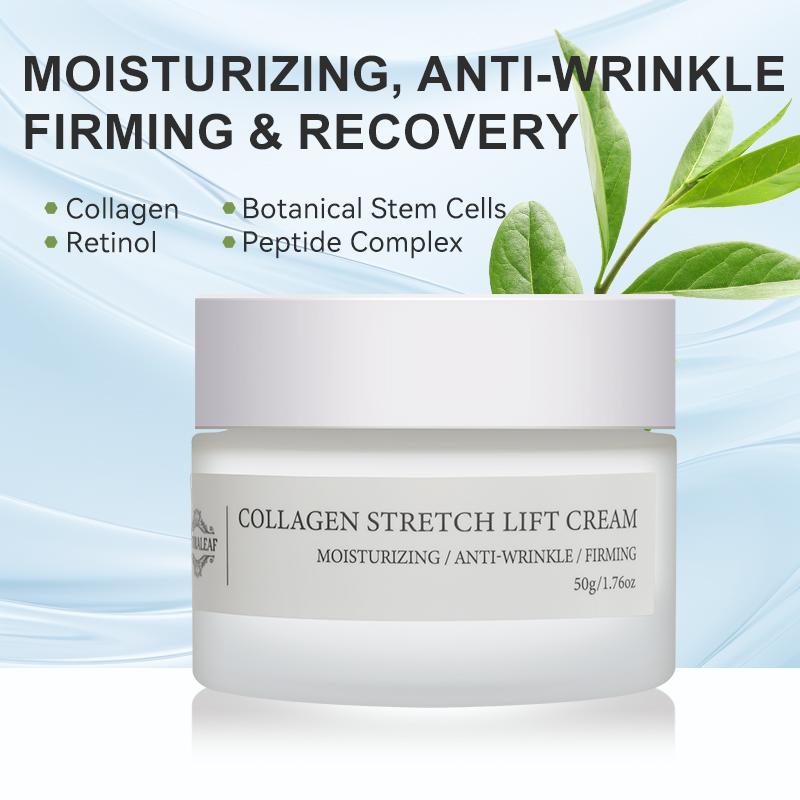 Naturaleaf Collagen Cream,Face Moisturizer with Retinol, Hyaluronic Acid,VE,Peptide Complex,Plant Stem Cells-Day & Night Face Cream,Moisturizing, Lifting & Recovery Skincare Sensitive