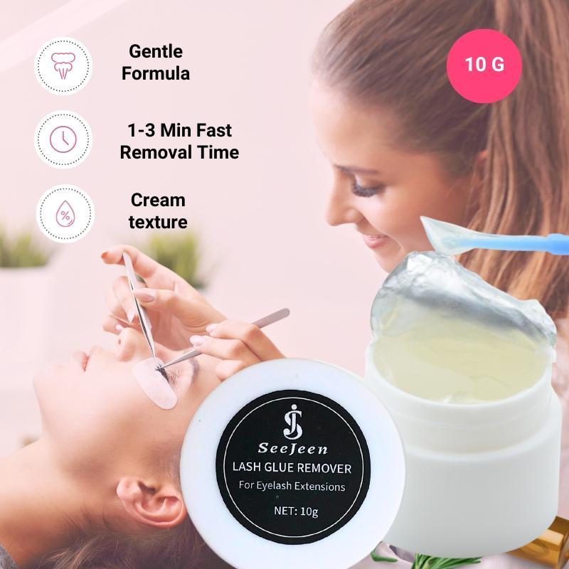 10g Jelly Eyelash Extension Remover for Lash, Salon Lash Artist Professional Use Only, 10g Jelly Clear Cream Remover