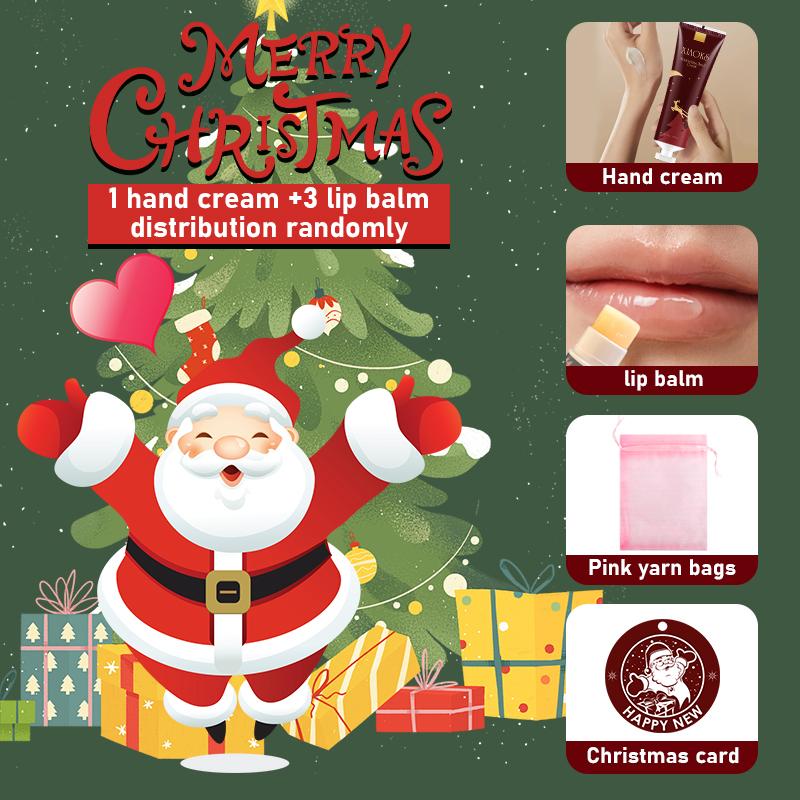 [Sixty Christmas presents. ]- Christmas themed packs,Super Skincare Gift Pack, including: cleansing mousse, wash and care, oral spray, soap, hair mask, toothpaste